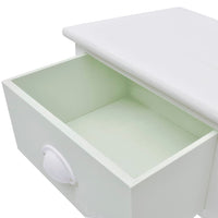 vidaXL Mesas de cabeceira 2 pcs estilo francês madeira