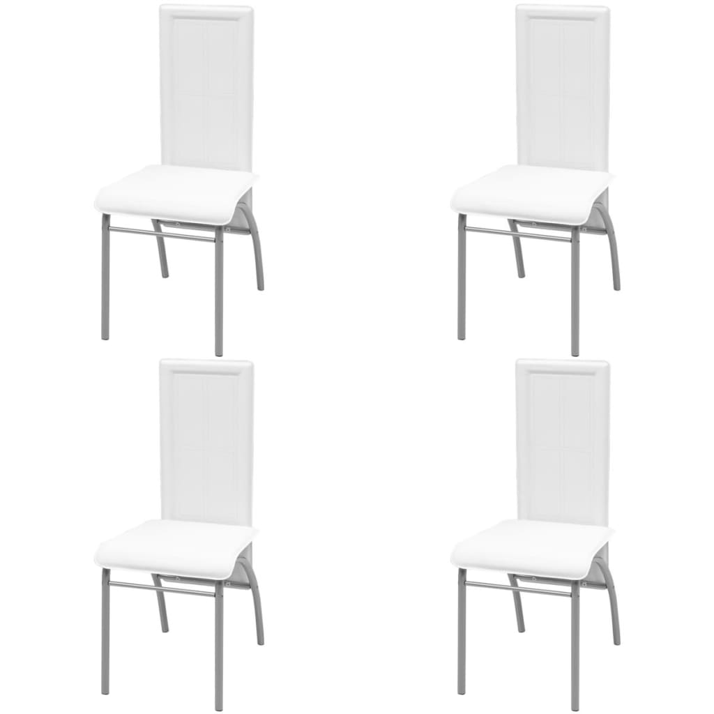 vidaXL Conjunto de jantar 5 pcs branco