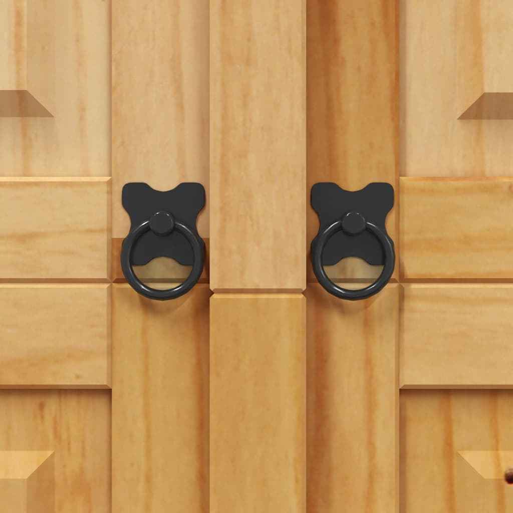 vidaXL Roupeiro Corona Range pinho mexicano com 2 portas