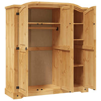 vidaXL Roupeiro Corona Range pinho mexicano com 3 portas