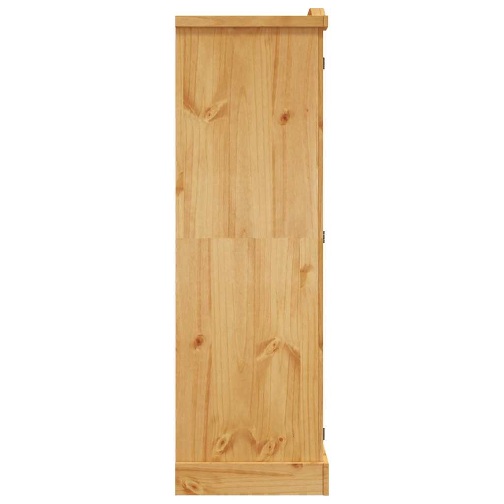 vidaXL Roupeiro Corona Range pinho mexicano com 3 portas