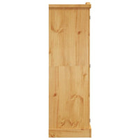 vidaXL Roupeiro Corona Range pinho mexicano com 3 portas