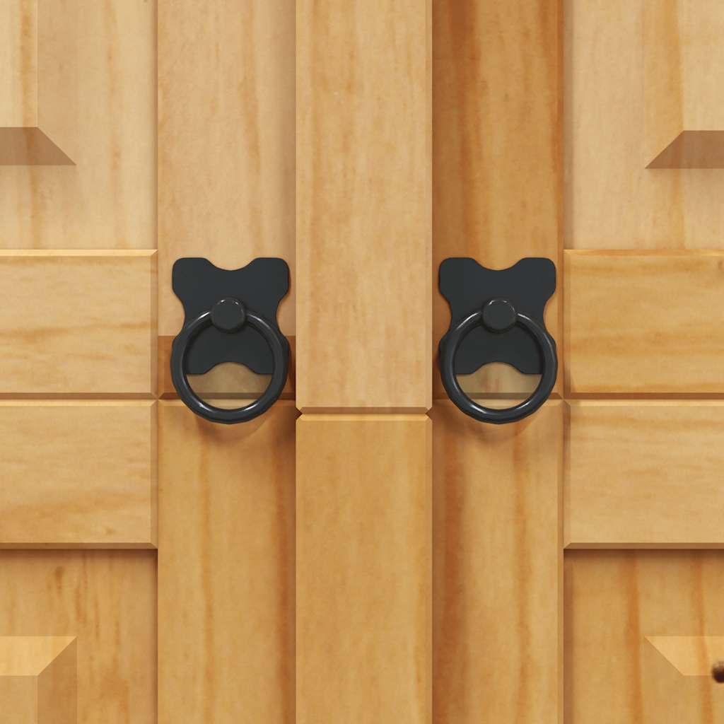 vidaXL Guarda-louças Corona Range em pinho mexicano 80x40x170 cm