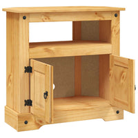vidaXL Mesa consola Corona Range em pinho mexicano 80x43x78 cm