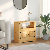 vidaXL Móvel de TV Corona Range em pinho mexicano 80x43x78 cm