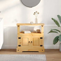 vidaXL Móvel de TV Corona Range em pinho mexicano 80x43x78 cm