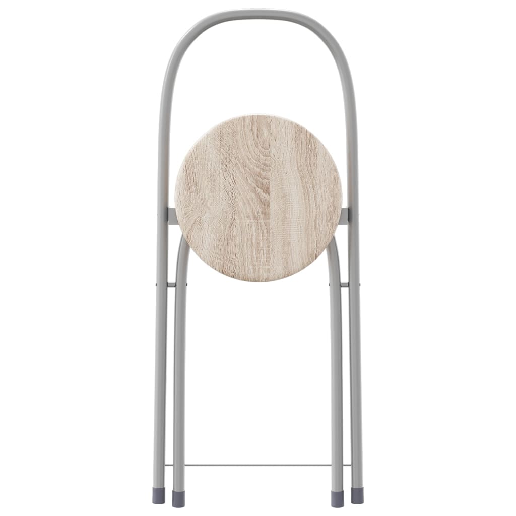 vidaXL Conjunto de jantar dobrável 5 pcs MDF