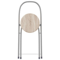 vidaXL Conjunto de jantar dobrável 5 pcs MDF