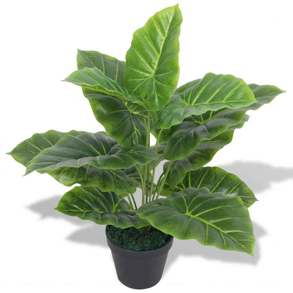 vidaXL Planta espada-de-são-jorge artificial com vaso 90 cm verde
