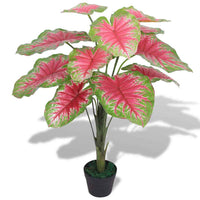 vidaXL Planta espada-de-são-jorge artificial com vaso 90 cm verde