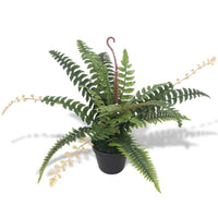 vidaXL Planta espada-de-são-jorge artificial com vaso 90 cm verde