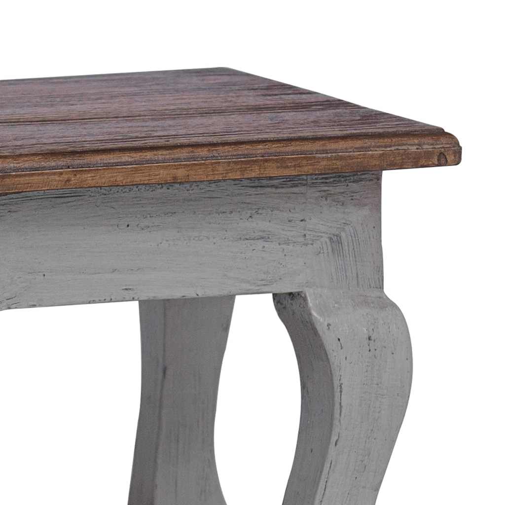 vidaXL Conjunto de mesas de encastrar 3 pcs madeira de mogno maciça