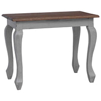 vidaXL Conjunto de mesas de encastrar 3 pcs madeira de mogno maciça