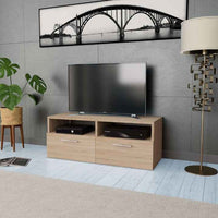 vidaXL Móvel de TV em aglomerado 95x35x36 cm branco