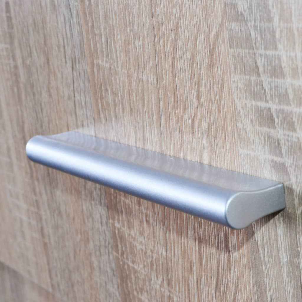 vidaXL Aparador em aglomerado 79x35x88 cm cor carvalho