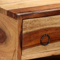 vidaXL Aparador em madeira de acácia maciça 100x30x130 cm