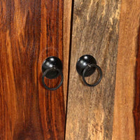 vidaXL Aparador em madeira de acácia maciça 100x30x130 cm