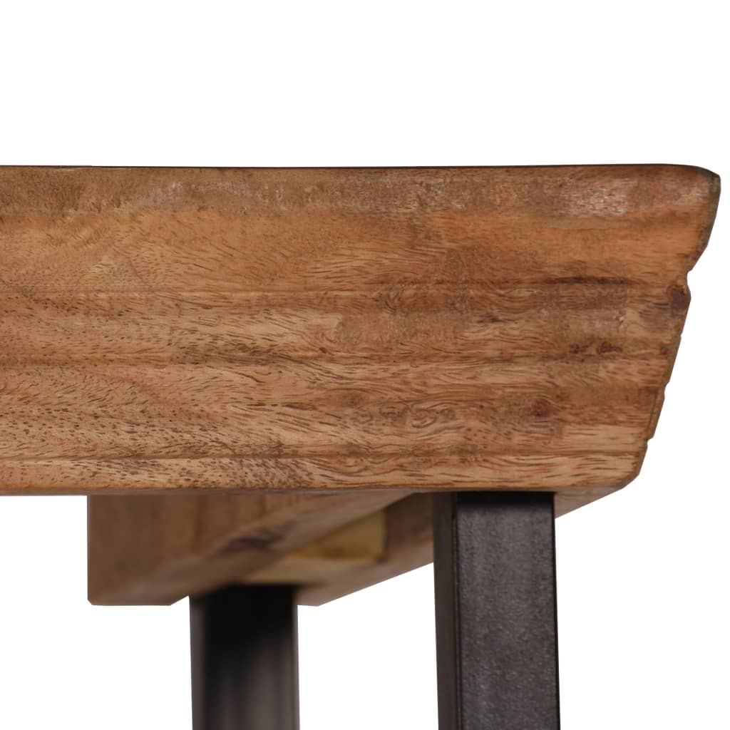 vidaXL Aparador c/ prateleiras madeira de mangueira maciça 65x30x180cm