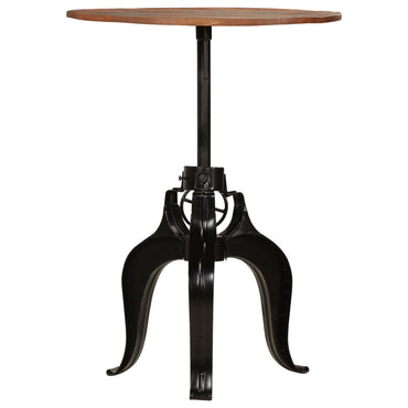 vidaXL Mesa de bar em madeira recuperada maciça 75x(76-110) cm