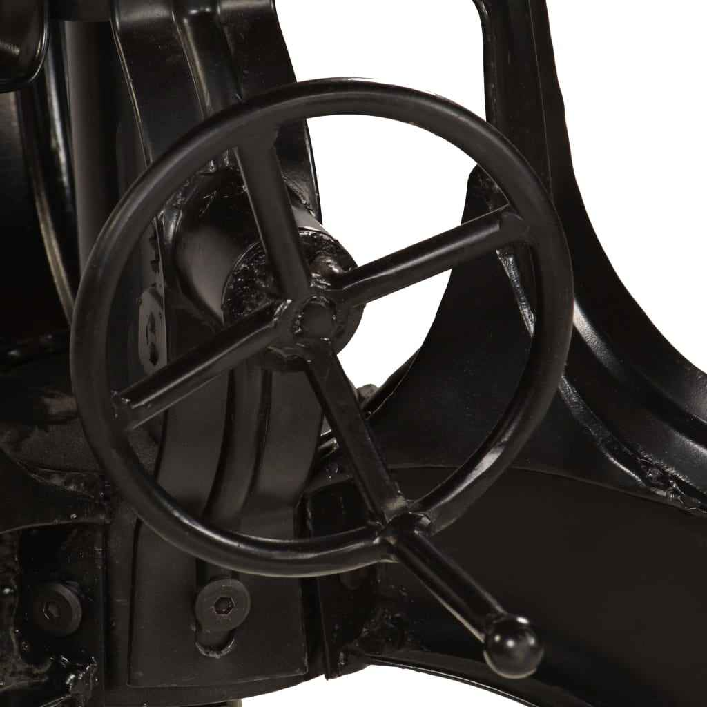 vidaXL Mesa de bar em madeira recuperada maciça 75x(76-110) cm