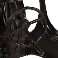 vidaXL Mesa de bar em madeira recuperada maciça 75x(76-110) cm