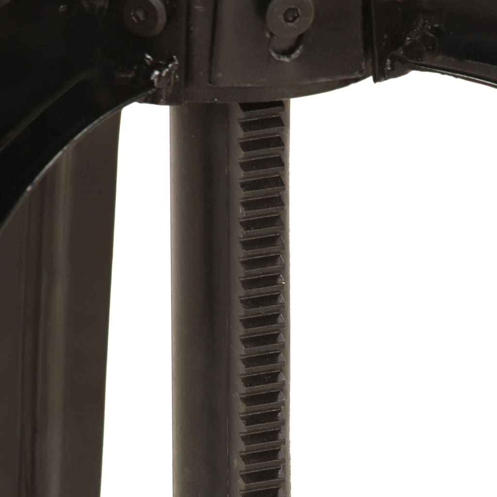 vidaXL Mesa de bar em madeira recuperada maciça 75x(76-110) cm