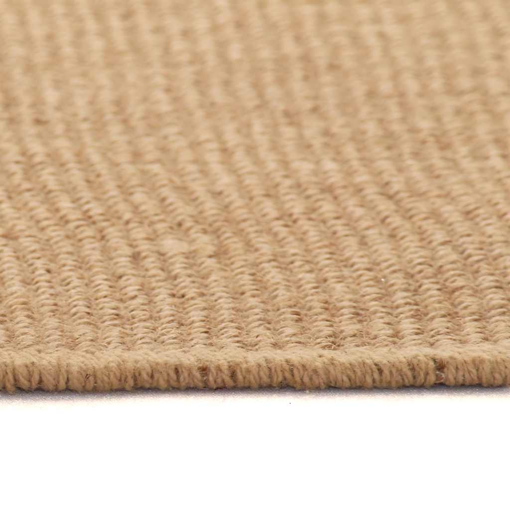 vidaXL Tapete de divisão em juta com apoio de látex 70x130 cm natural