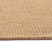 vidaXL Tapete de divisão em juta com apoio de látex 70x130 cm natural