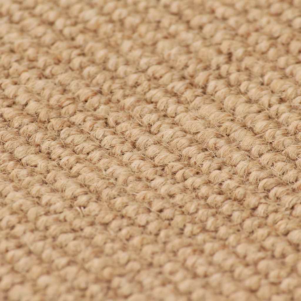 vidaXL Tapete de divisão em juta com apoio de látex 70x130 cm natural