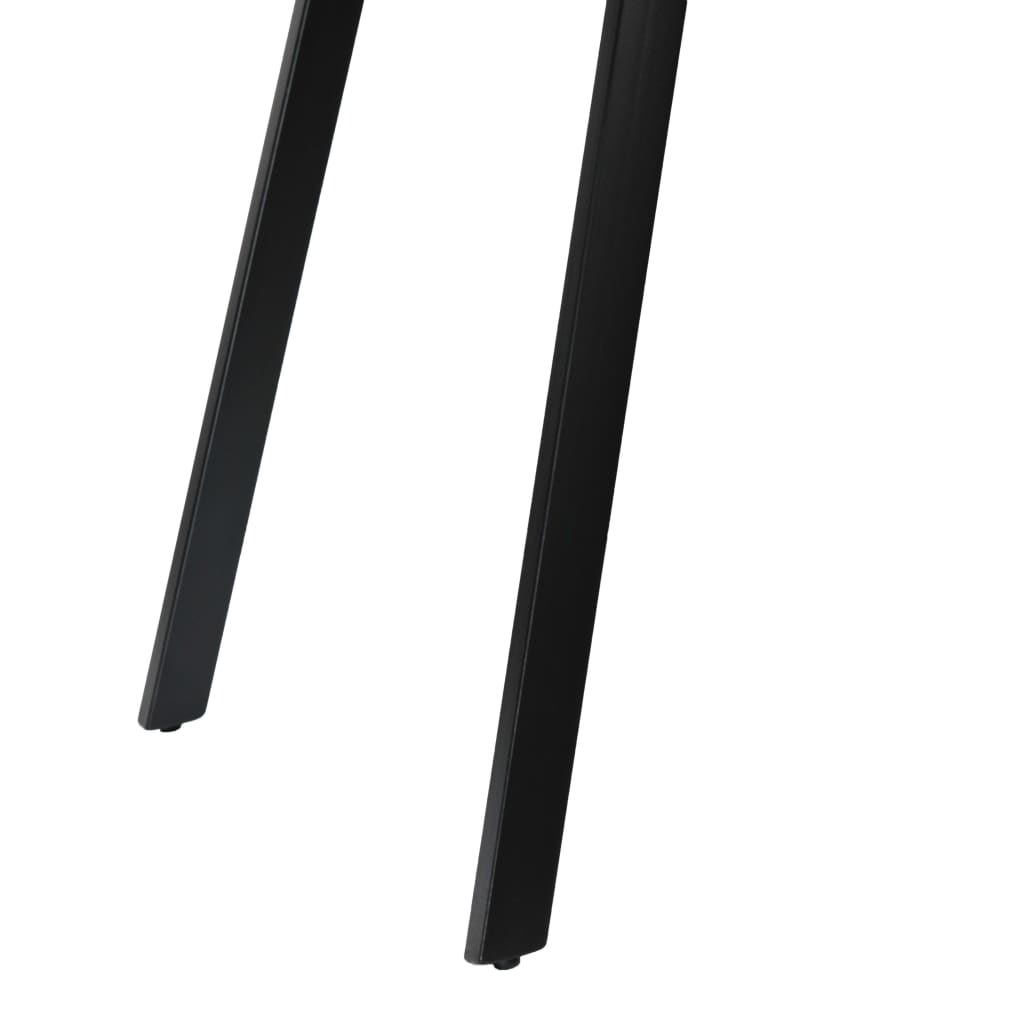 vidaXL Mesa de jantar madeira de teca recuperada e aço 180x90x76 cm