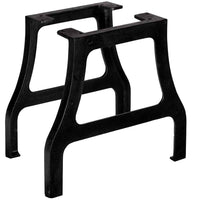 vidaXL Pernas p/ mesa de jantar 2 pcs estrutura em A ferro fundido