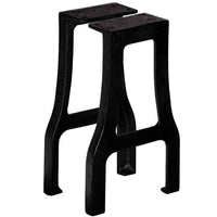 vidaXL Pernas p/ mesa de jantar 2 pcs estrutura em A ferro fundido