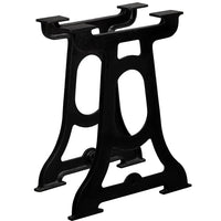 vidaXL Pernas p/ mesa de jantar 2 pcs estrutura em A ferro fundido