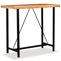 vidaXL Mesa de bar 60x60x107 cm madeira de acácia maciça