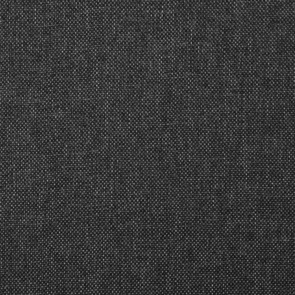 vidaXL Cadeiras de jantar 2 pcs tecido cinzento-escuro