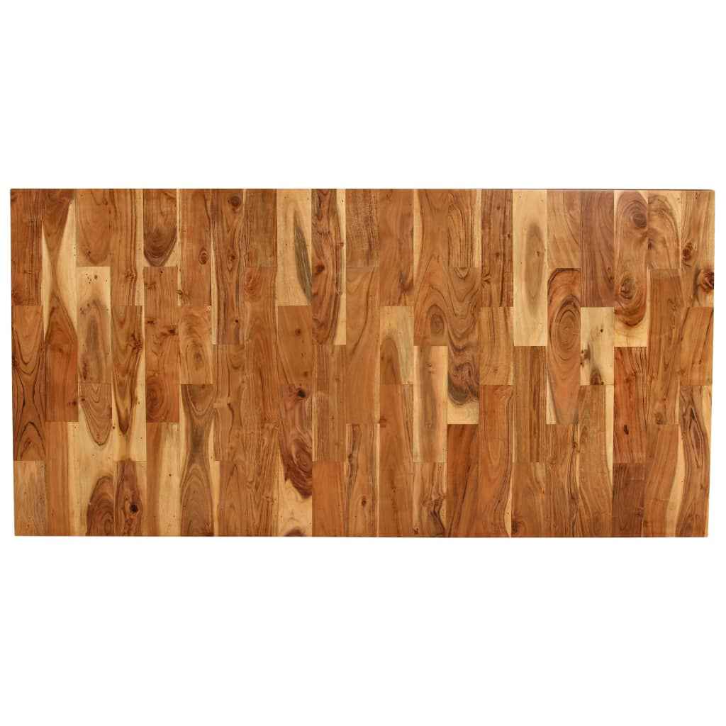 vidaXL Mesa de jantar madeira maciça de mangueira e acácia 180x90x76cm