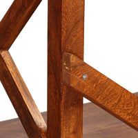 vidaXL Estante madeira maciça c/ acabamento em a mel 60x30x160 cm