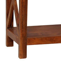 vidaXL Estante madeira maciça c/ acabamento em a mel 60x30x160 cm