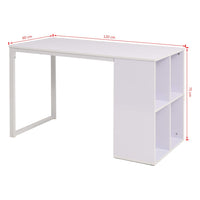vidaXL Secretária 120x60x75 cm branco