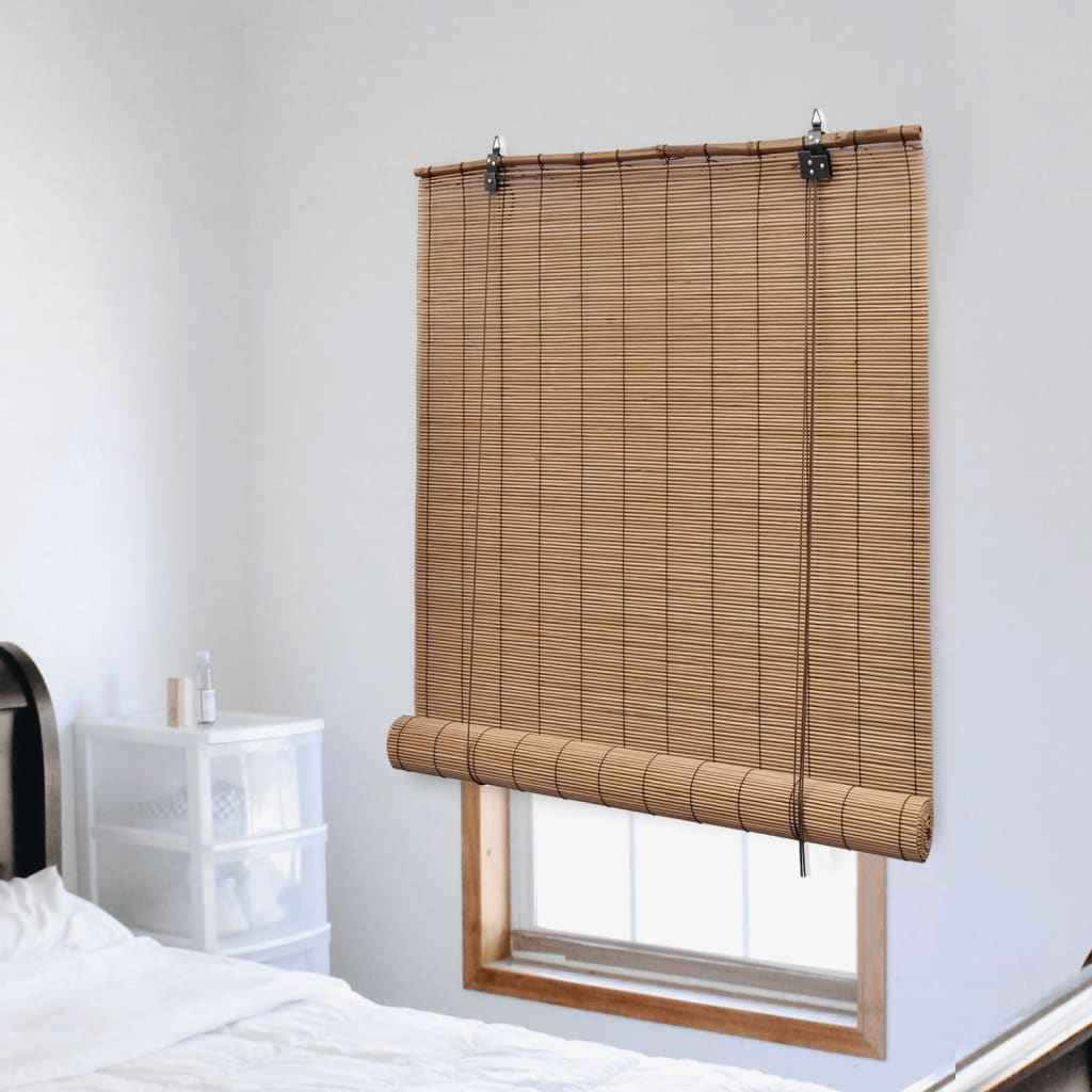 Estore de enrolar 80 x 160 cm bambu natural