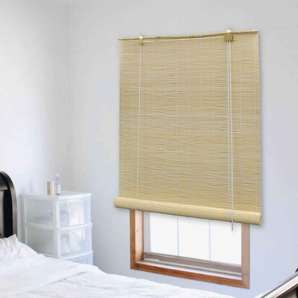 Estore de enrolar 80 x 160 cm bambu natural