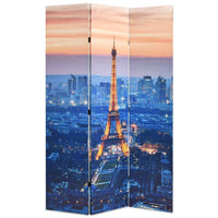 vidaXL Biombo dobrável Paris à noite 120x170 cm