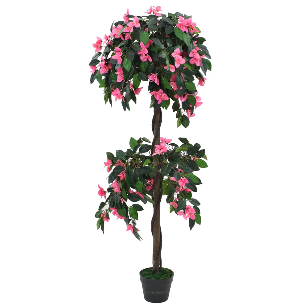 vidaXL Planta hortênsia artificial com vaso 60 cm azul