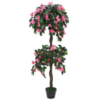 vidaXL Planta hortênsia artificial com vaso 60 cm azul