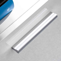 vidaXL Conj. unidades de parede p/ TV luzes LED 5 pcs branco brilhante