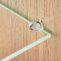 vidaXL Unidade de parede para TV com luzes LED carvalho sonoma