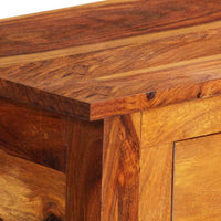 vidaXL Aparador com 3 gavetas 110x30x80 cm madeira maciça