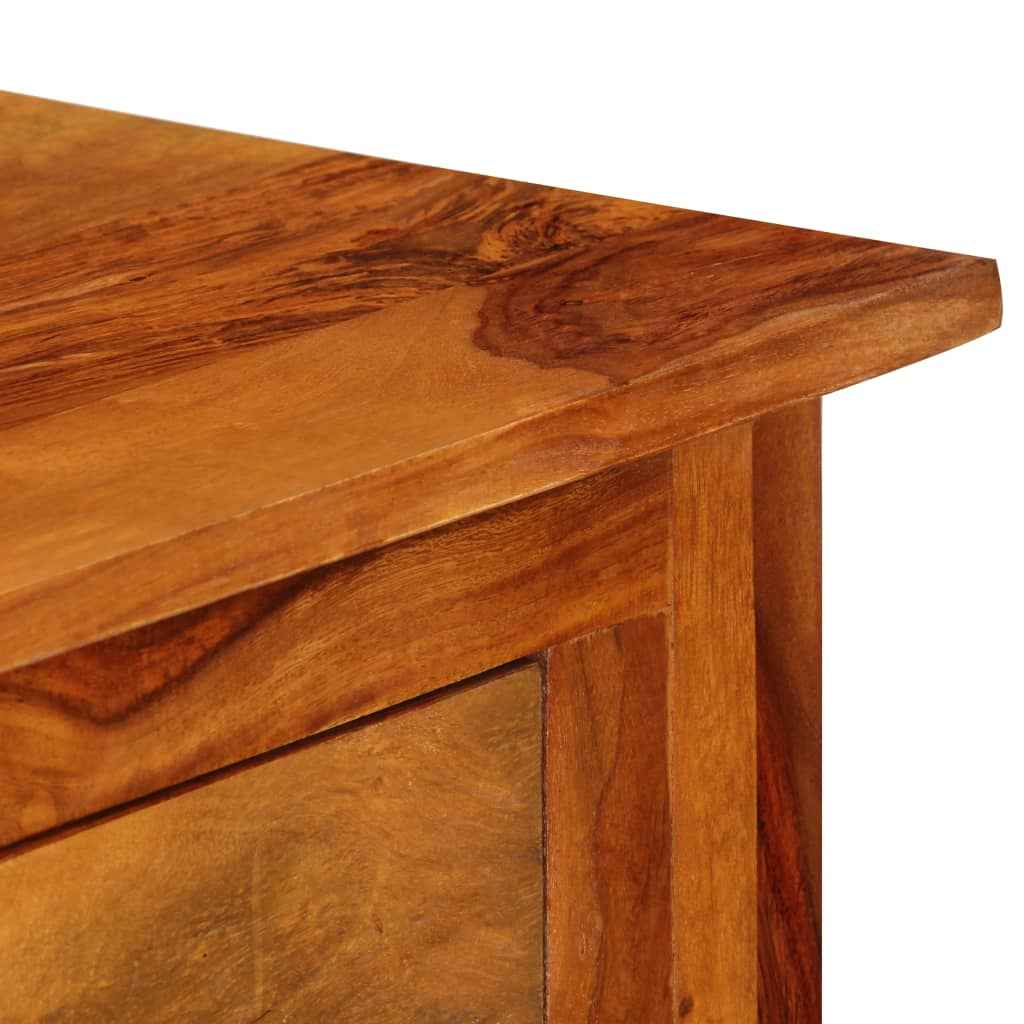 vidaXL Aparador com 3 gavetas 110x30x80 cm madeira maciça