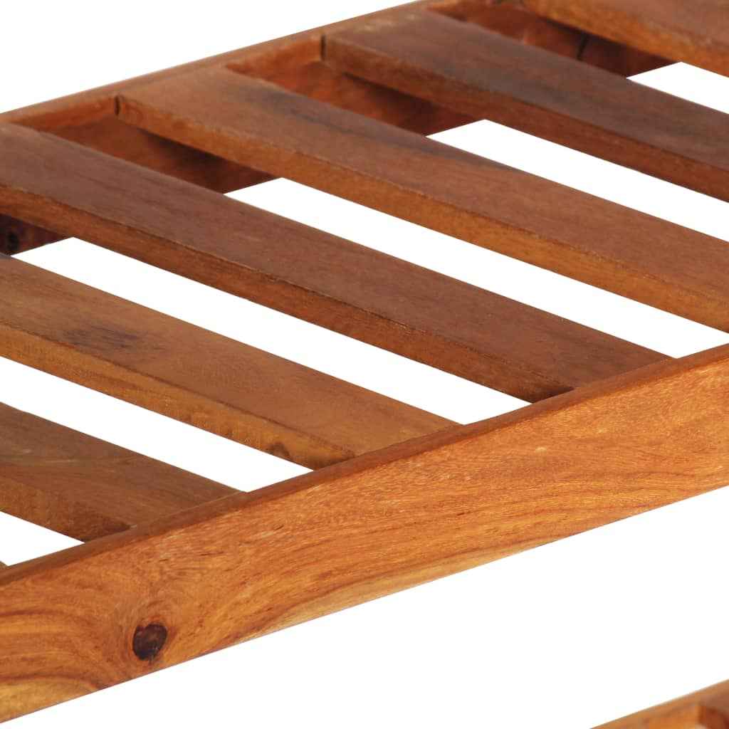 vidaXL Aparador com 3 gavetas 110x30x80 cm madeira maciça