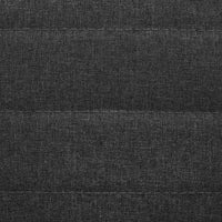 vidaXL Cadeiras de jantar 2 pcs tecido cinzento-escuro